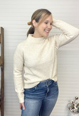 Be Cool Paloma Mockneck Sweater - Ivory