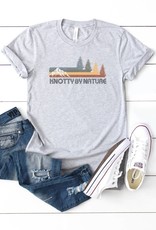 Olive and Ivory Knotty By Nature Graphic Tee - H Grey