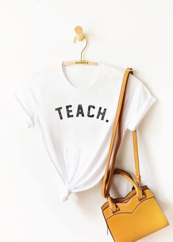 Oat Collective "Teach" Graphic Tee - White