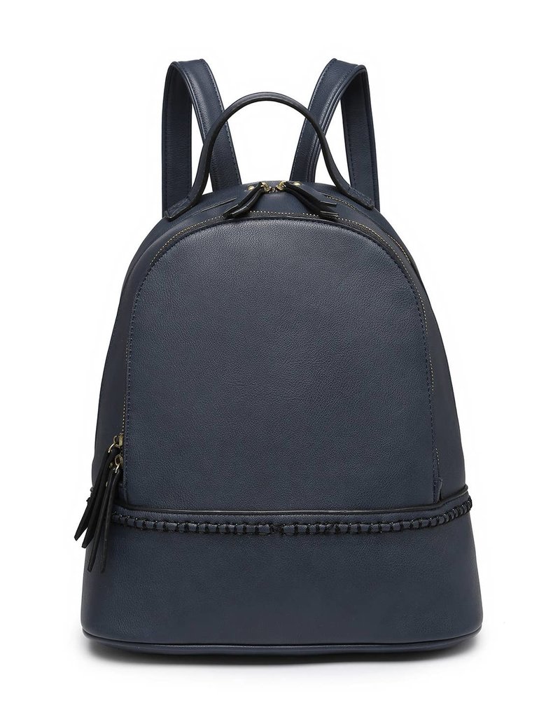 Marty Backpack w/Stitch Detail - Navy
