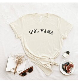 Girl Mama Graphic Tee - Vintage White