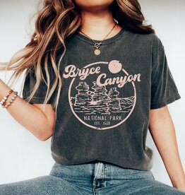 Olive and Ivory Vintage Bryce Canyon Graphic Tee - Pepper - FINAL SALE
