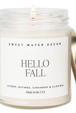 Sweet Water Decor Hello Fall Soy Candle - 9oz