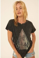 Vintage Canvas Def Leppard Graphic Tee - Charcoal