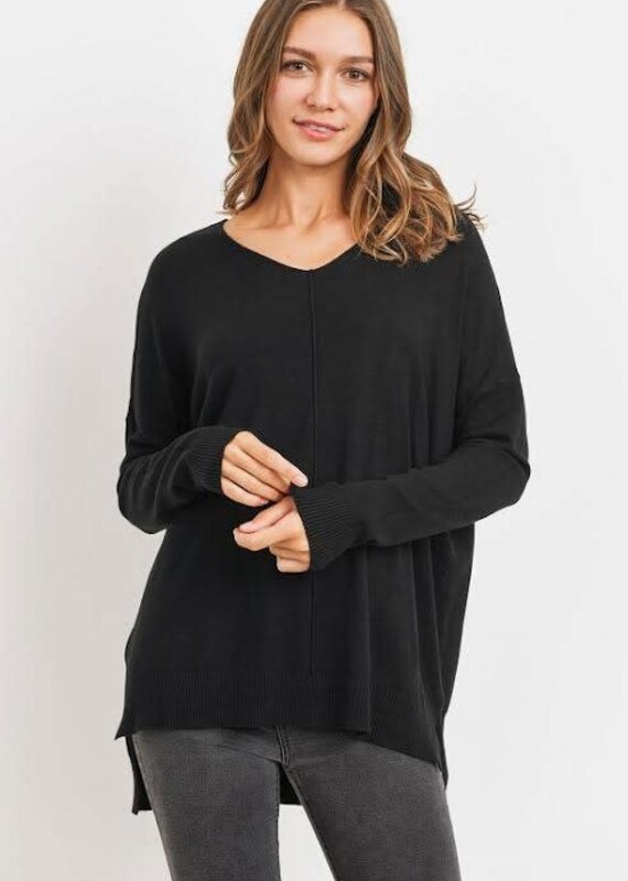 Tea N Rose Ophelia High Low Oversized Sweater (3 Colors)