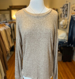 Bombom Ella Knit Top - Taupe