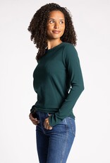Thread and Supply Jess Long Sleeve Top - Evergreen