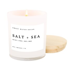 Sweet Water Decor Salt and Sea Soy Candle - 11oz