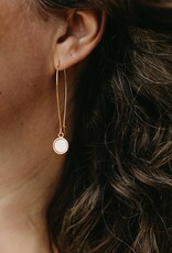 Cedar & Cypress Angie Earrings - Gold Bone