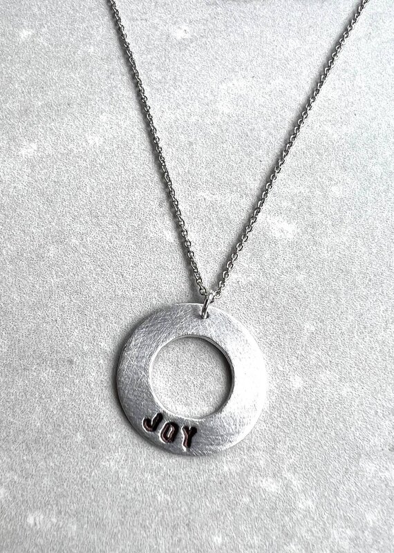 Cedar & Cypress Circle Necklace - Joy