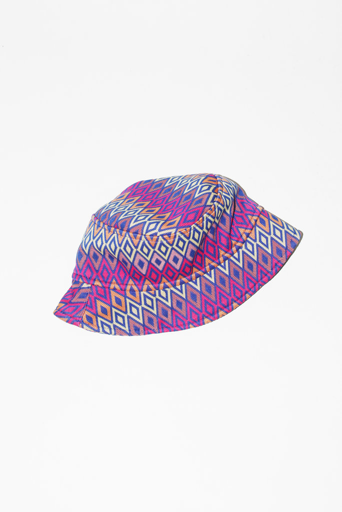 Studio Citizen Studio Citizen Bucket Hat in Colorful Diamond Print