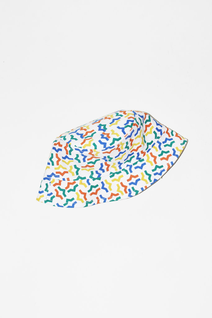 Studio Citizen Studio Citizen Bucket Hat in Colorful Abstract Print