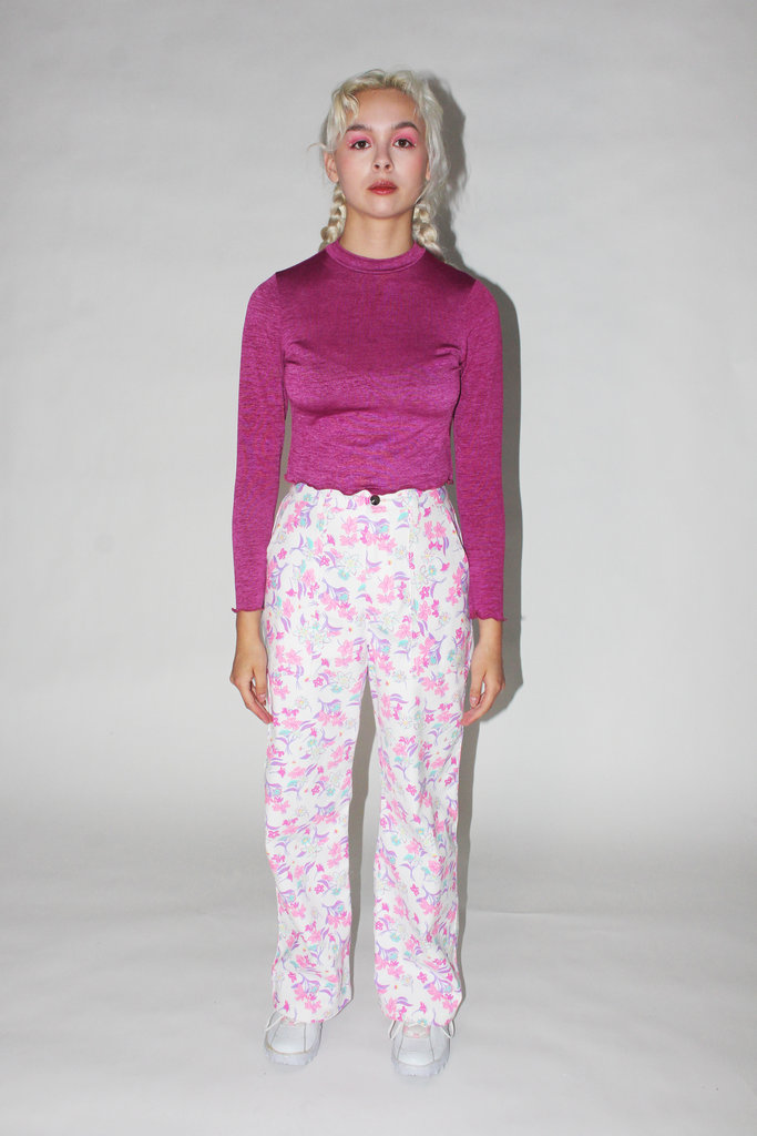 Studio Citizen Studio Citizen Carpenter Pants in Pink Floral Denim