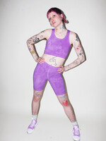 Studio Citizen Bike Shorts in Purple Dye
