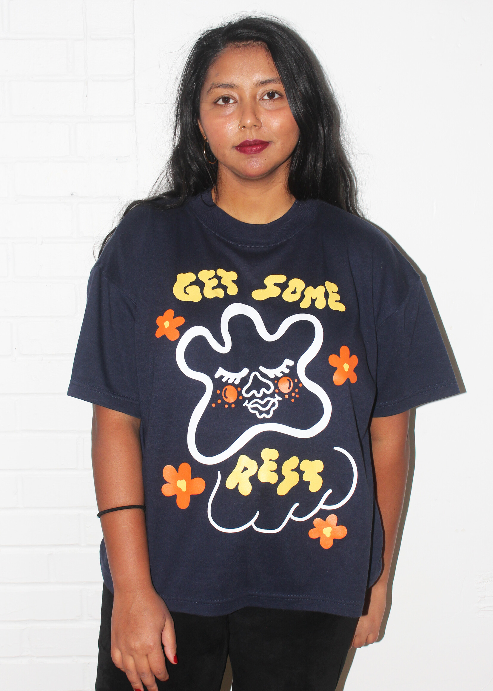 Teen Adult Teen Adult x Citizen Vintage "Get Some Rest" T-shirt in Navy