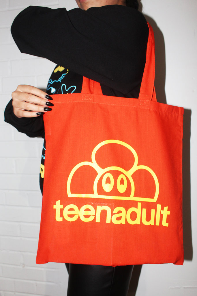 Teen Adult Teen Adult Orange + Yellow Tote Bag