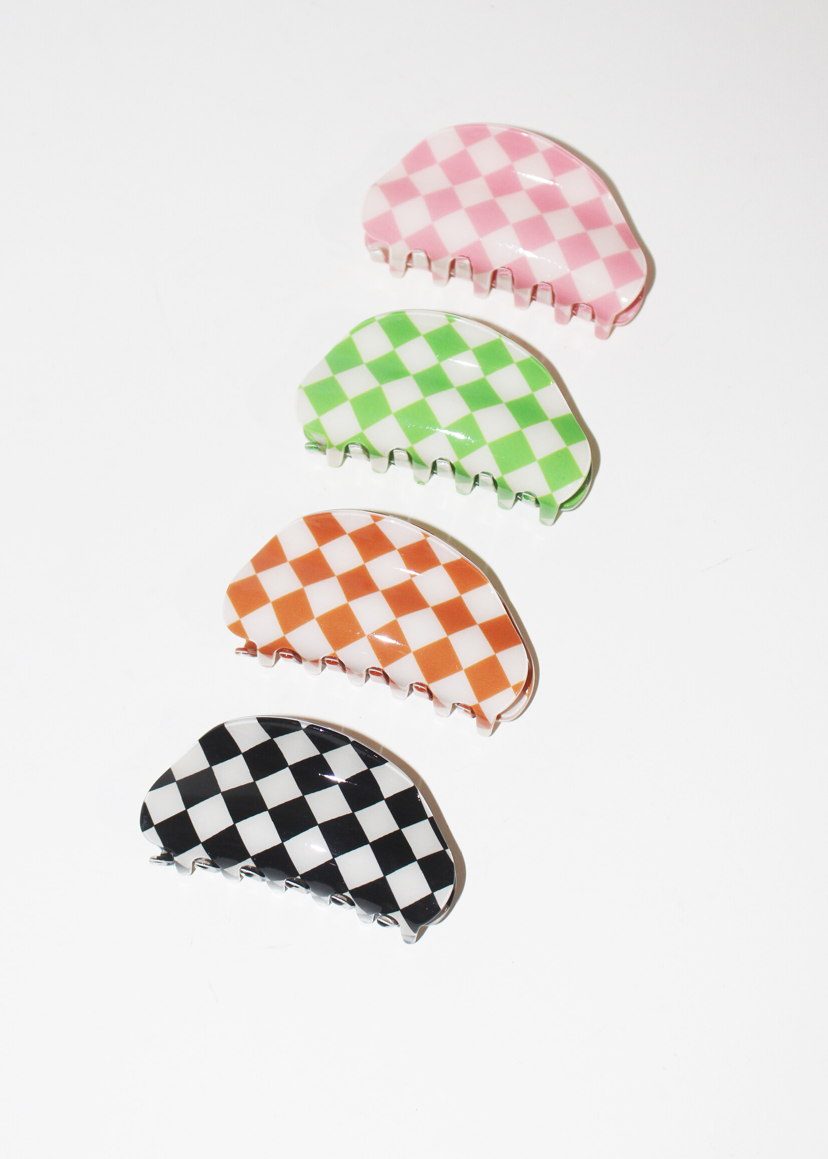 Checkered Hair Claws