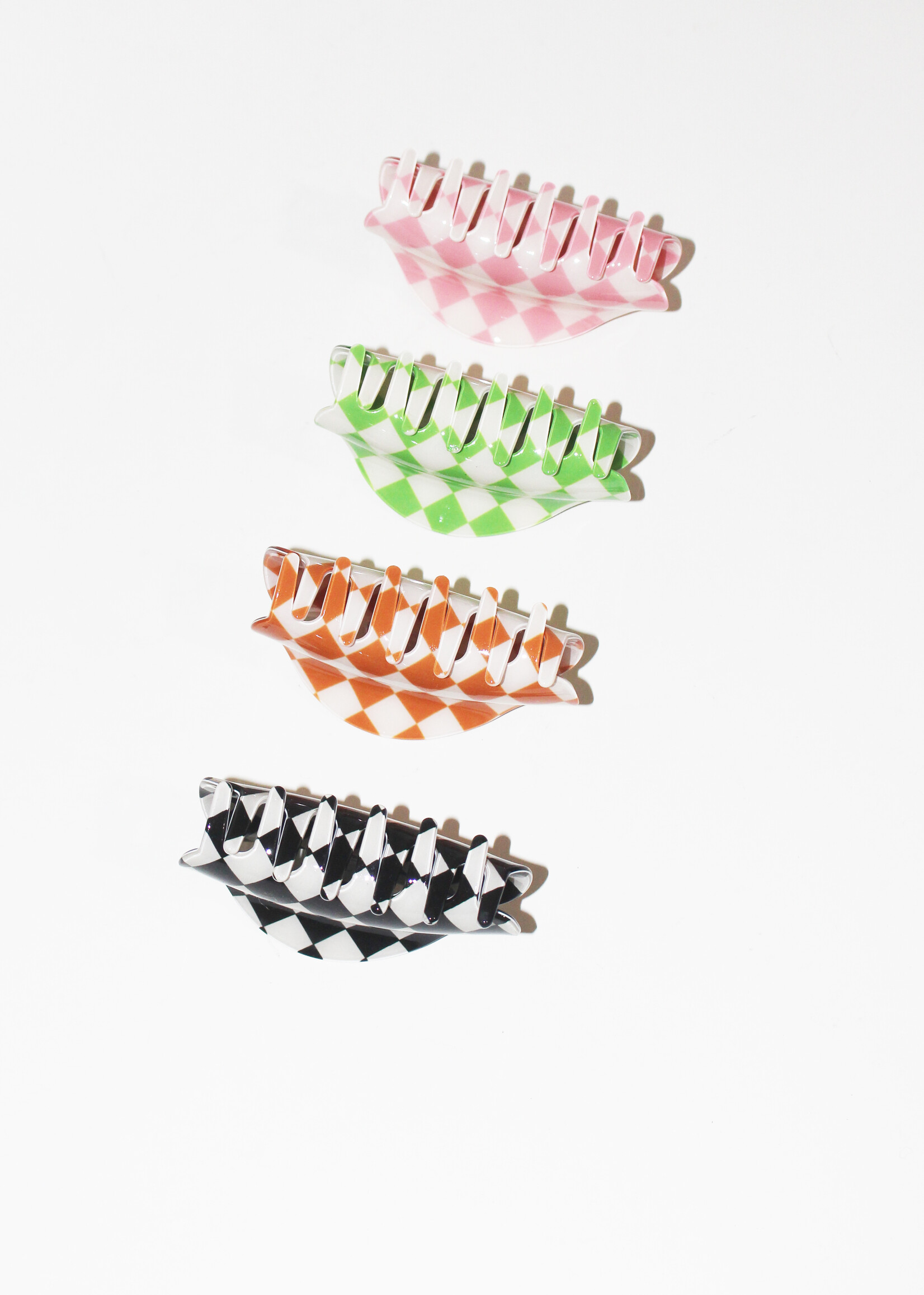 Checkered Hair Claws