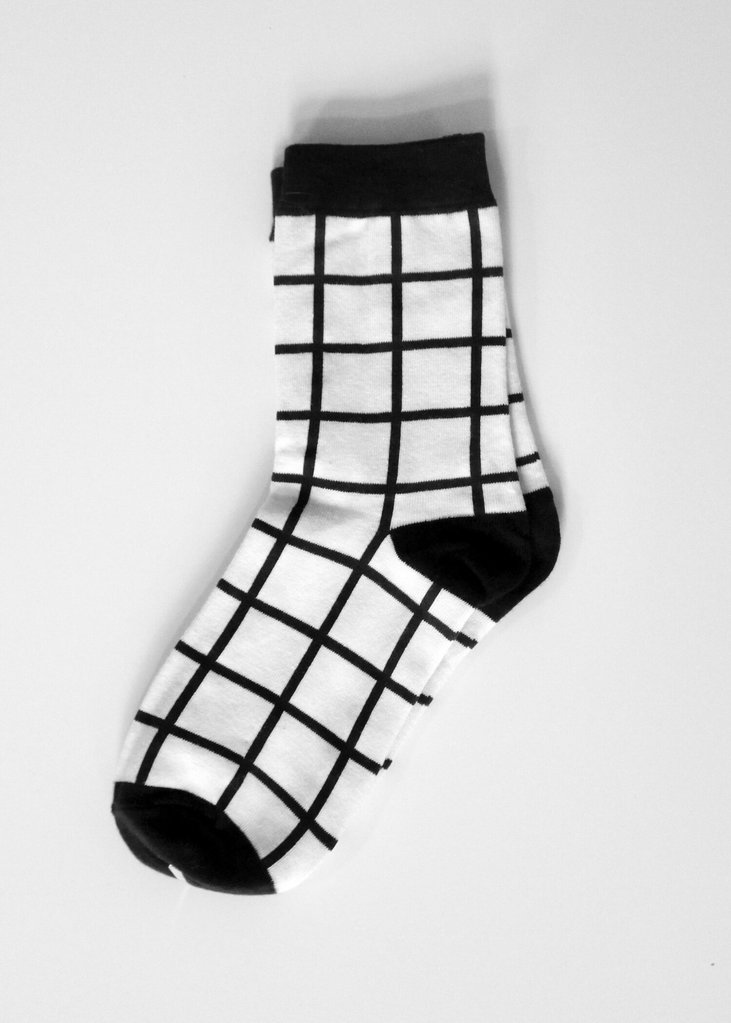 Black and White Cute Socks