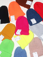 Acrylic Ribbed Knit Tuques