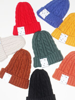 Acrylic Cable Knit Tuques
