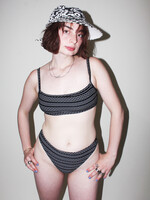 Studio Citizen x Em & May Lizzie Top in Black and White