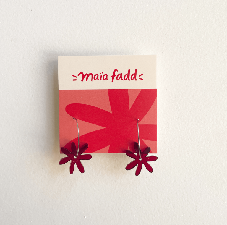 Maia Fadd Maia Fadd Earrings - Mini Flower Hoops