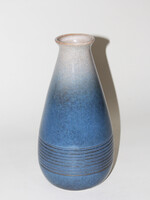 Vintage Blue Gradient Ceramic Vase