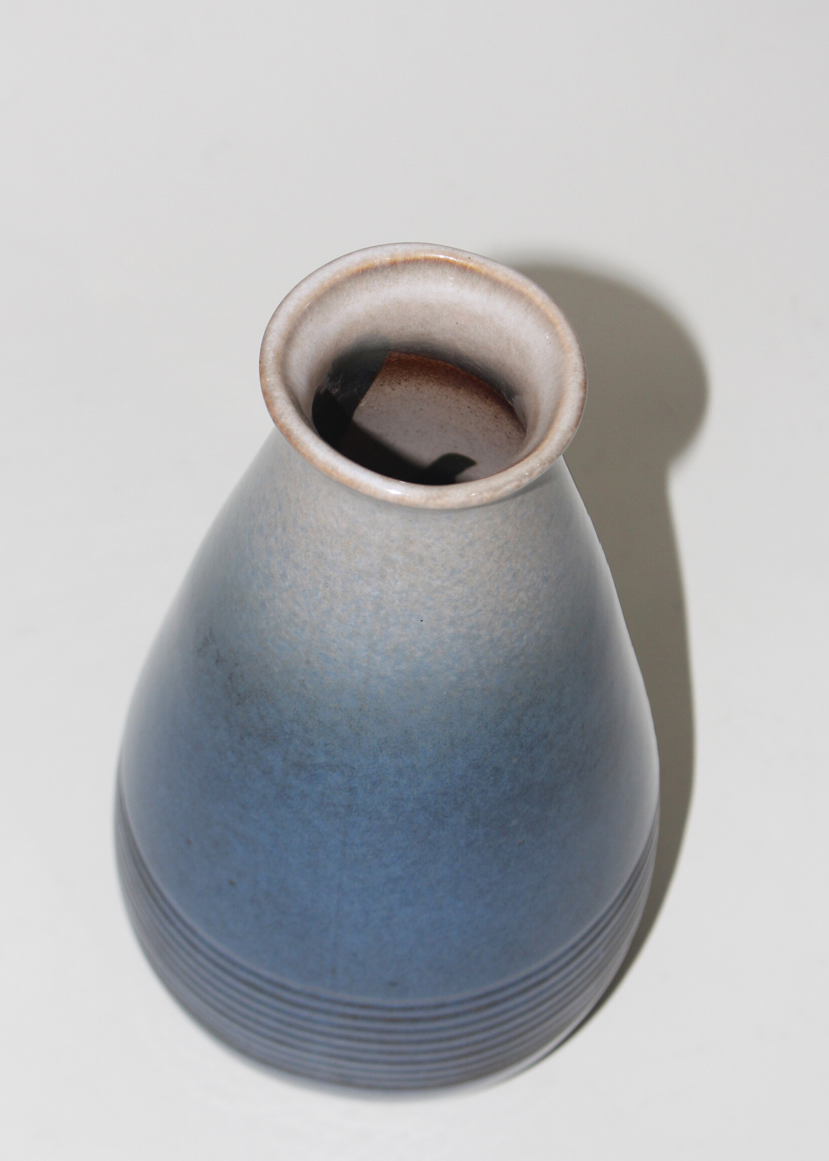Vintage Vintage Blue Gradient Ceramic Vase