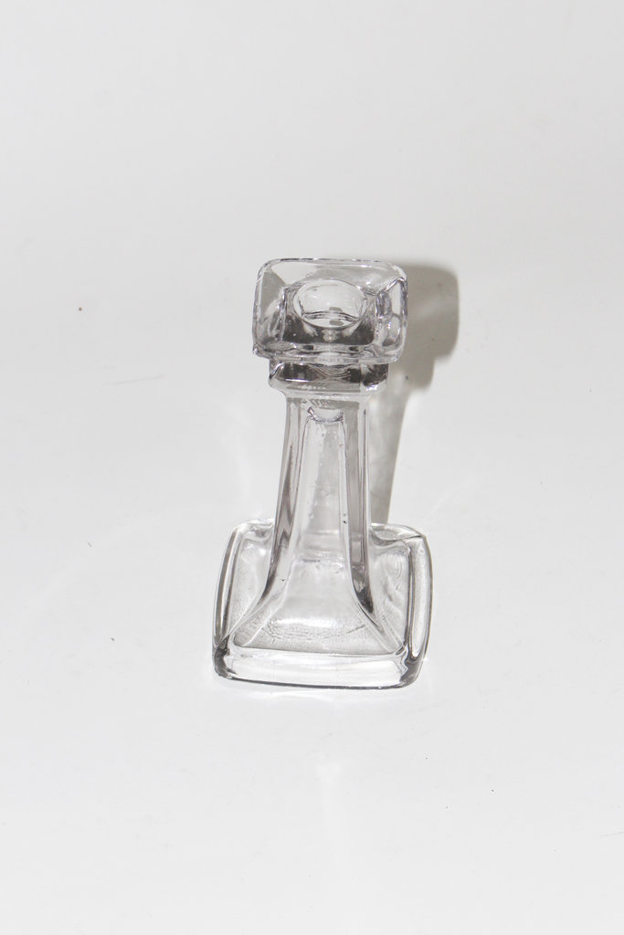 Vintage Vintage Square Glass Candle Holder