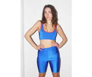 Sculpt Cycling Short Set-Electric Blue – Young and Waistless