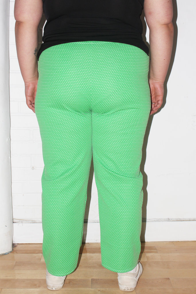 Vintage Vintage Green Polka Dot Pants - 2XL