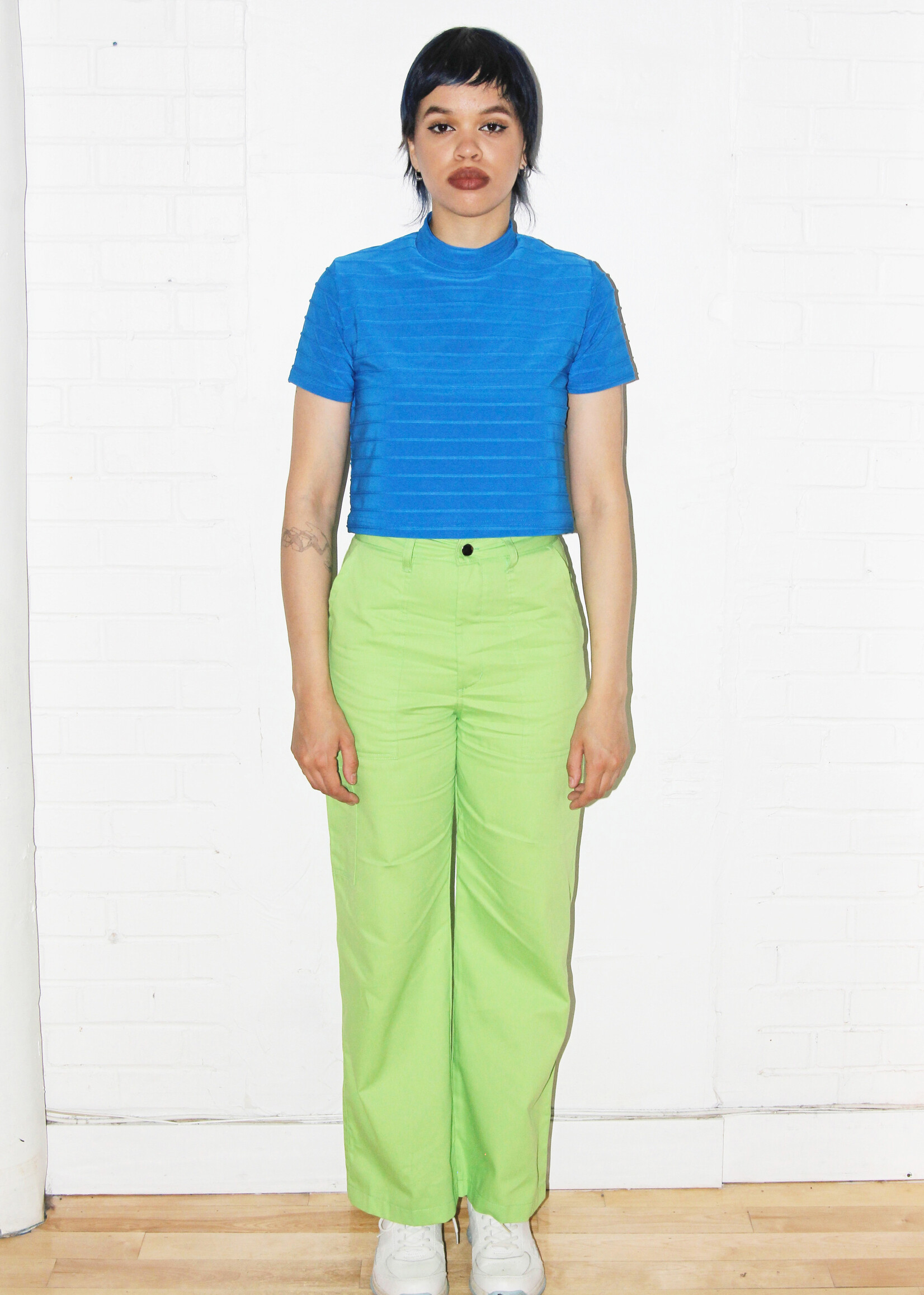 The Green Gauchos | Lime Green Suit Pants