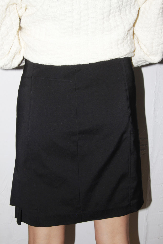Vintage Vintage Black Pleated Skirt - S