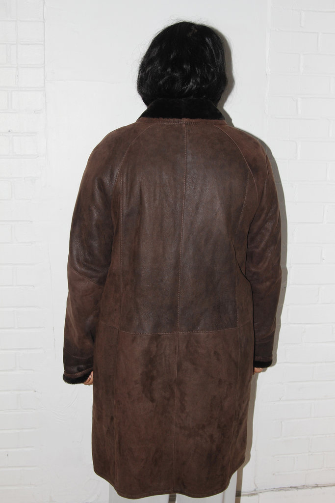 Vintage Vintage Brown Sheepskin Coat - S/M