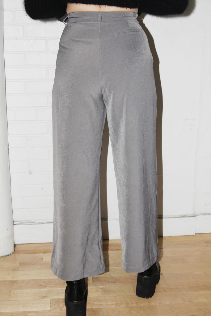 Vintage Vintage Grey Pleated Pants - S