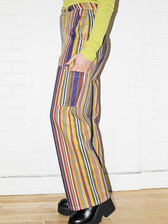 【60's】 vintage Stripe design trousers 60's】 vintage Stripe design trousers