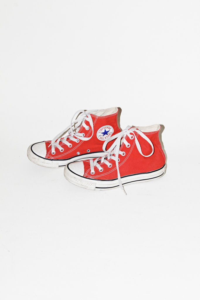Vintage Vintage Red Converse Sneakers, Size 4.5 M / 6.5 W