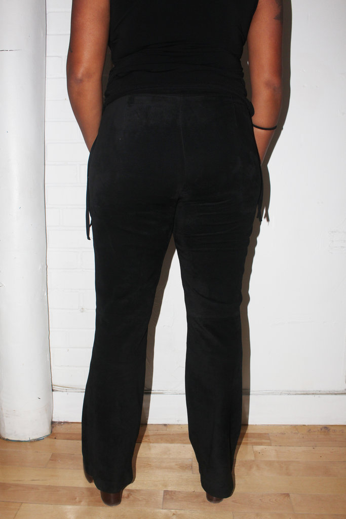 Vintage Vintage Black Suede Pants - L