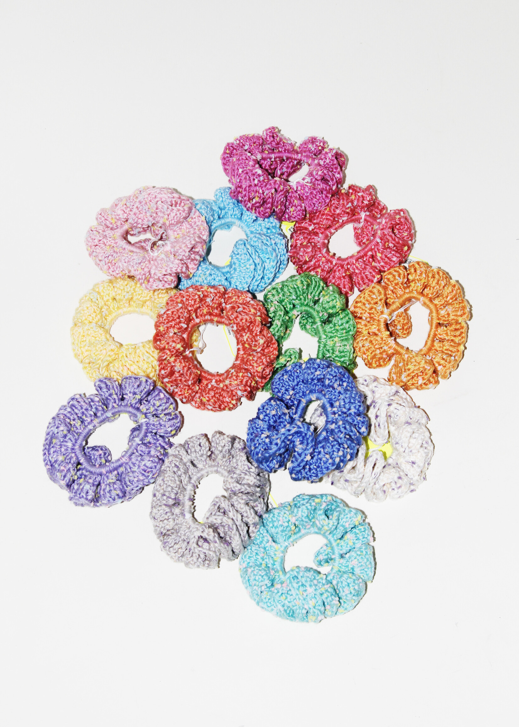 Beetrice Beetrice Flecks Crochet Scrunchies -