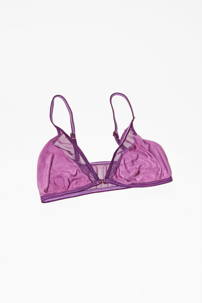 Stay Soft Stay Soft Salome Triangle Bralette in Plum