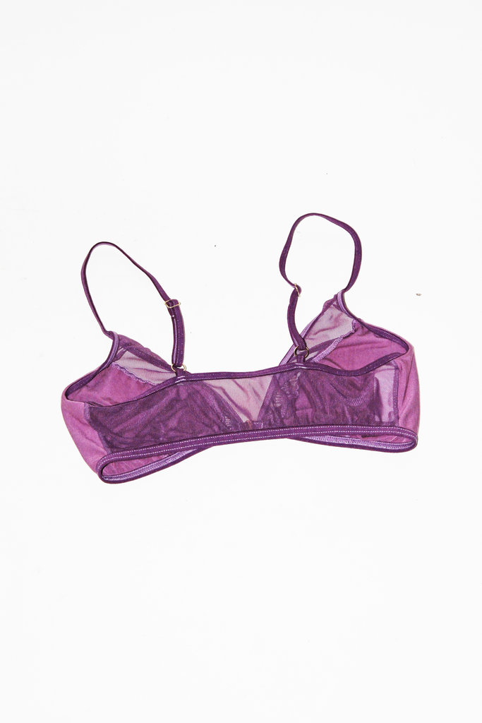 Stay Soft Stay Soft Salome Triangle Bralette in Plum
