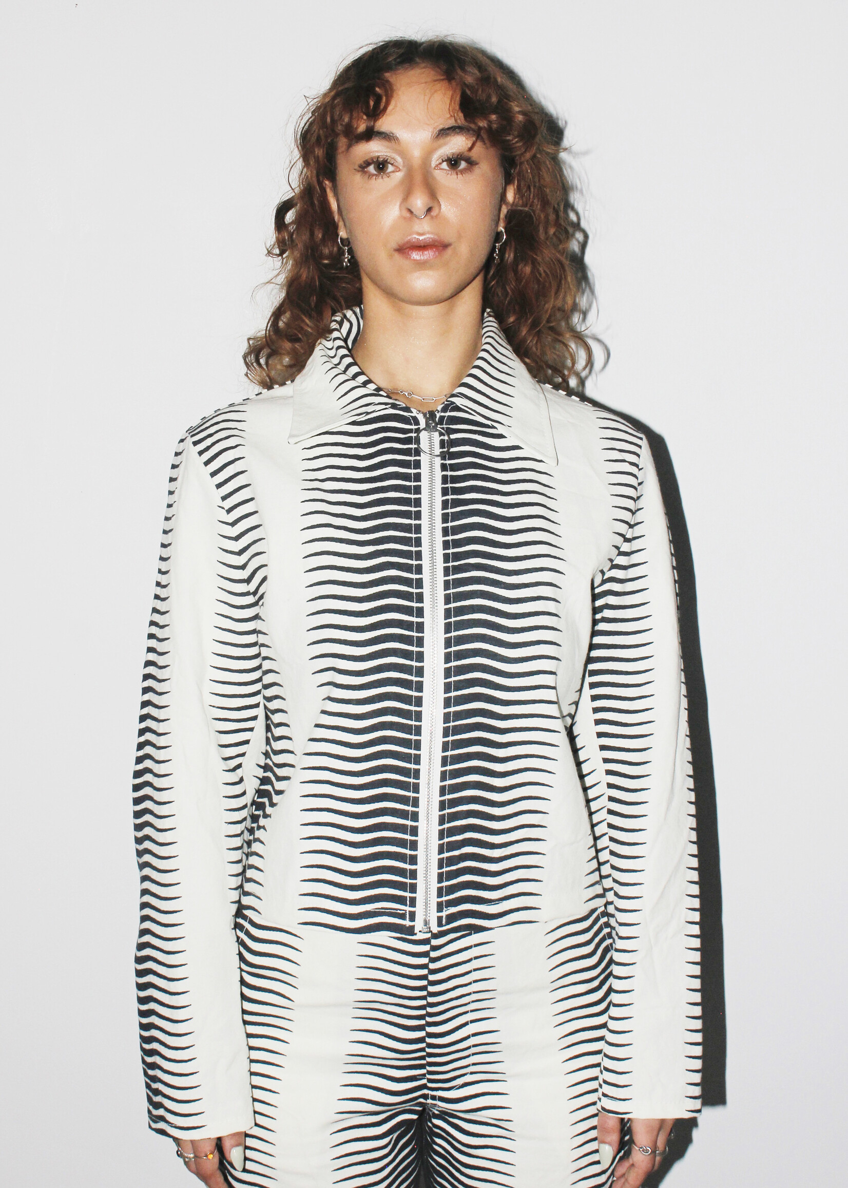 Studio Citizen Studio Citizen Zipper Jacket in Zebra Print