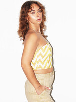 Studio Citizen Corset Top in Yellow Ombre Zig Zag