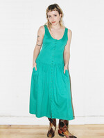 Vintage Green Dress - S