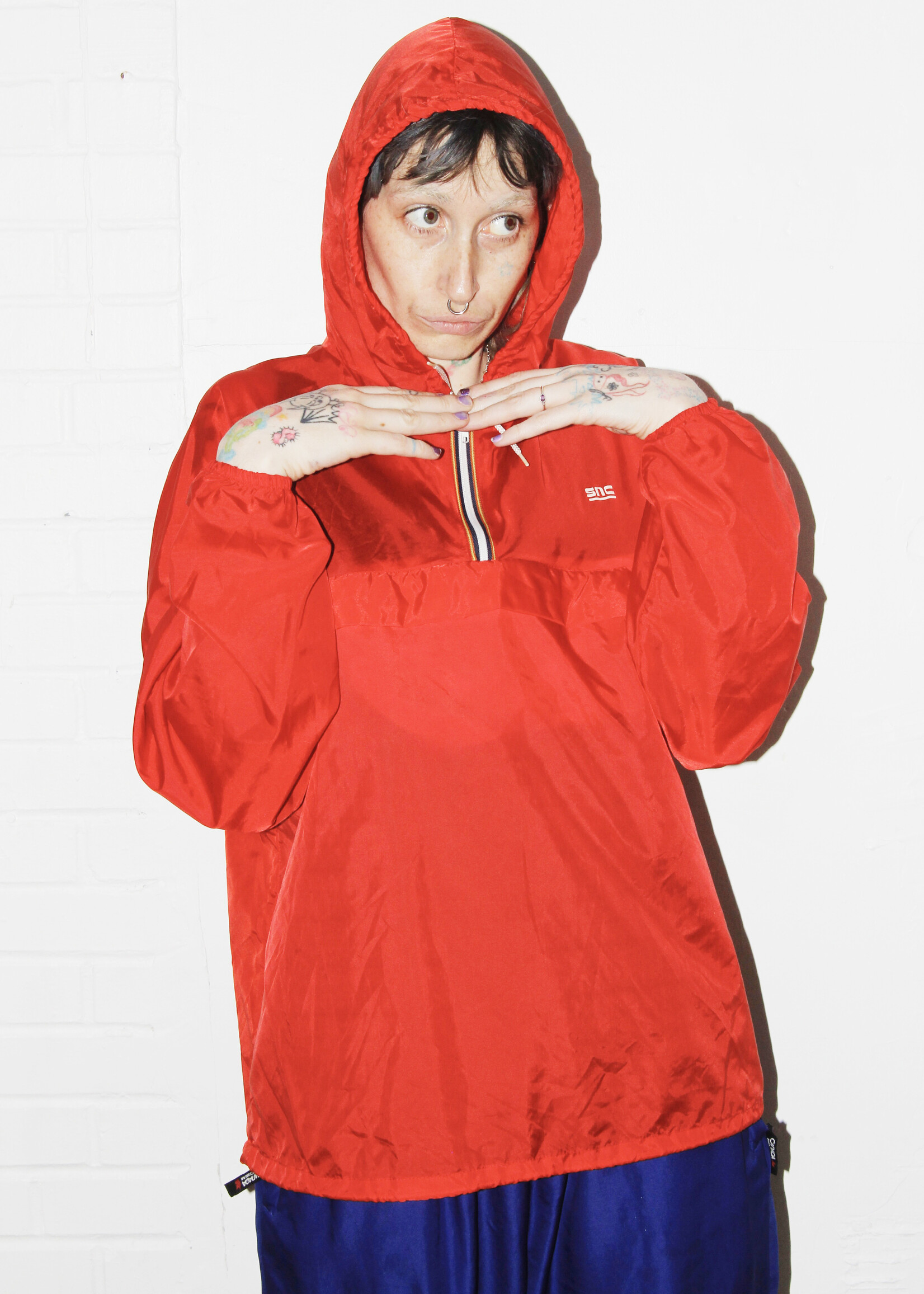 Vintage Vintage Red Rain Jacket - M