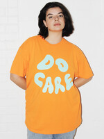 Studio Citizen X Teen Adult "Do Care" T-shirt in Orange (XL)
