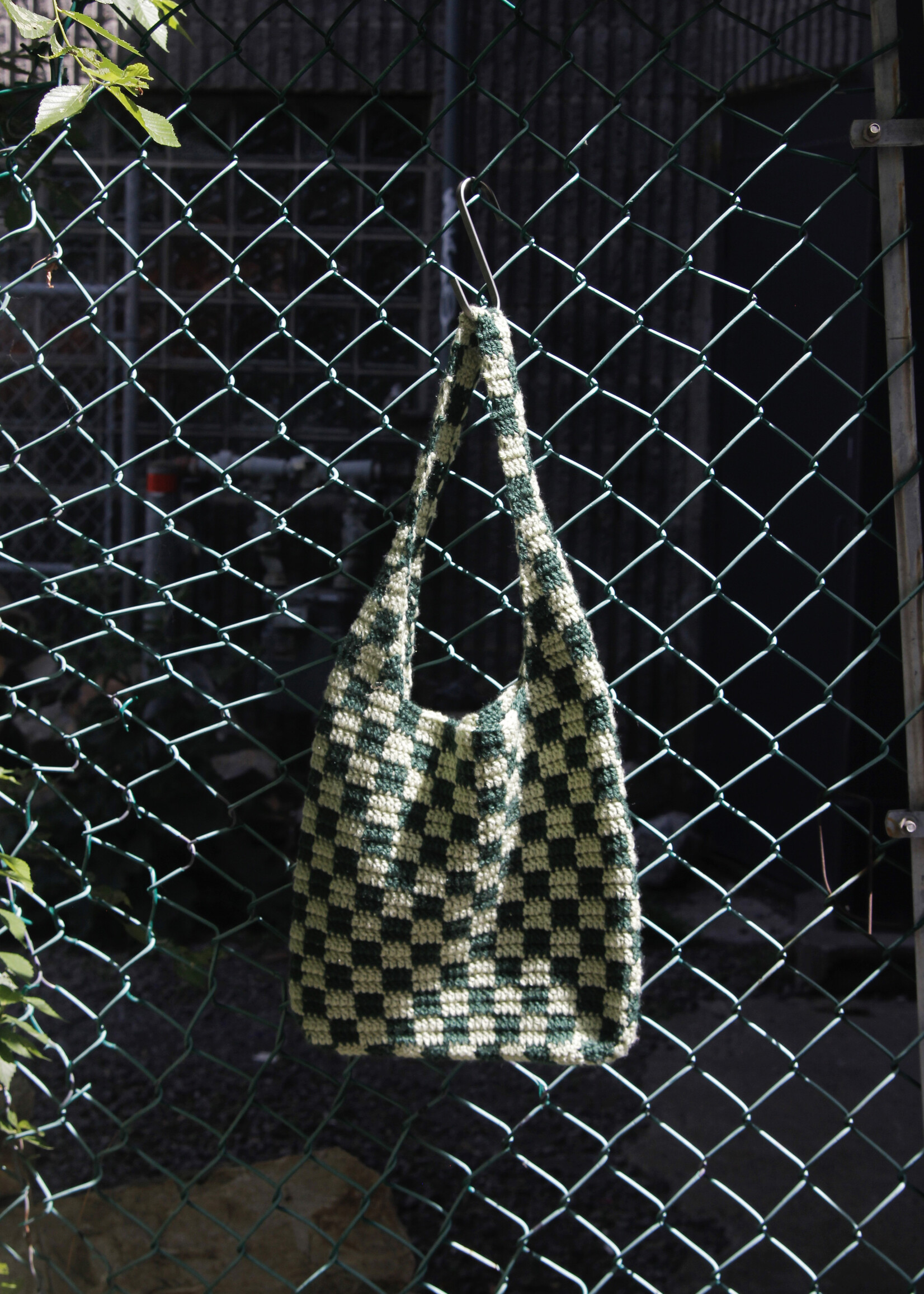 Beetrice Beetrice Crochet Checkered Bag