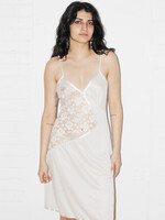 Vintage White Lace Slip Dress - S