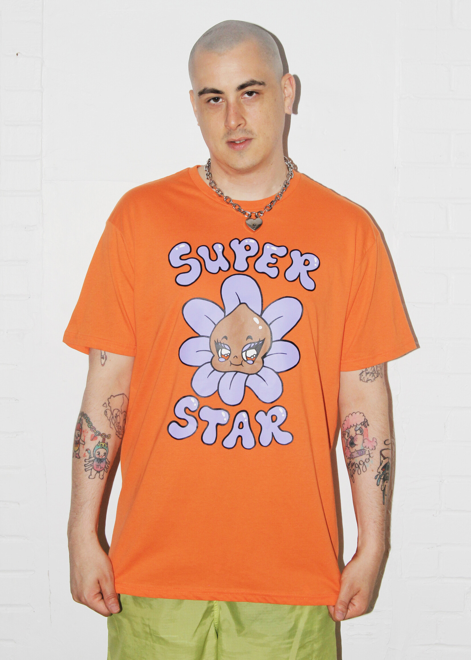 Studio Citizen x Sisi Superstar Studio Citizen x Sisi Superstar Super Star Orange T-shirt